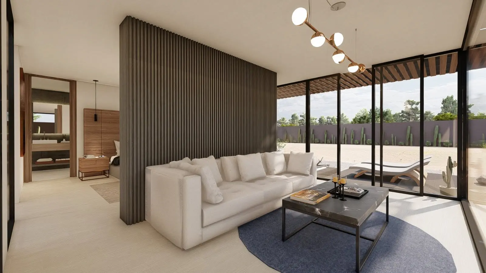 Render interior arquitectónico